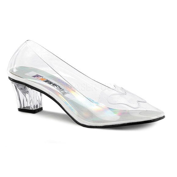 Clear Butterfly Y2K Fairy High Heel Shoes - Picture 2 of 4